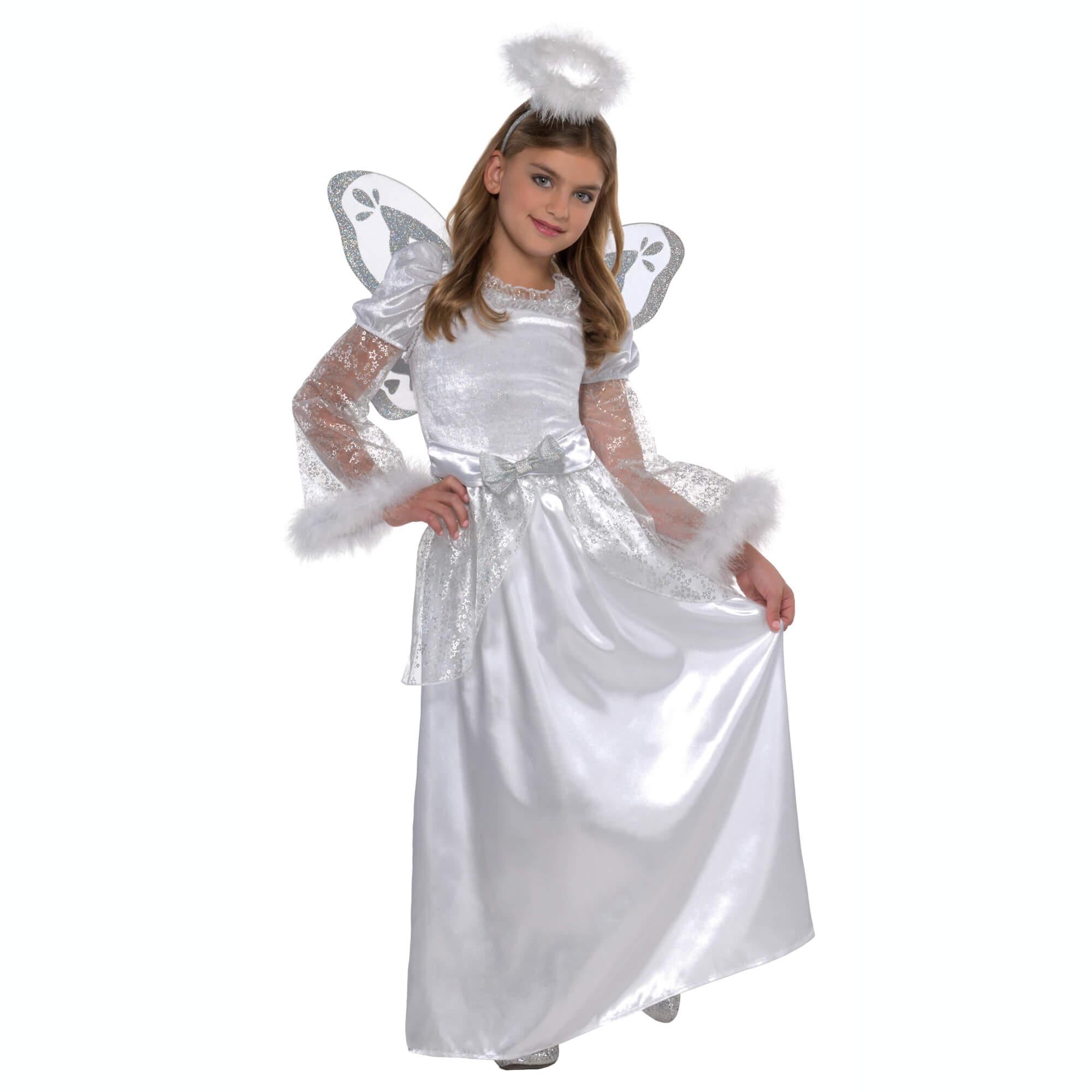 Child Christmas Angel Holiday Costume Costumes & Apparel - Party Centre