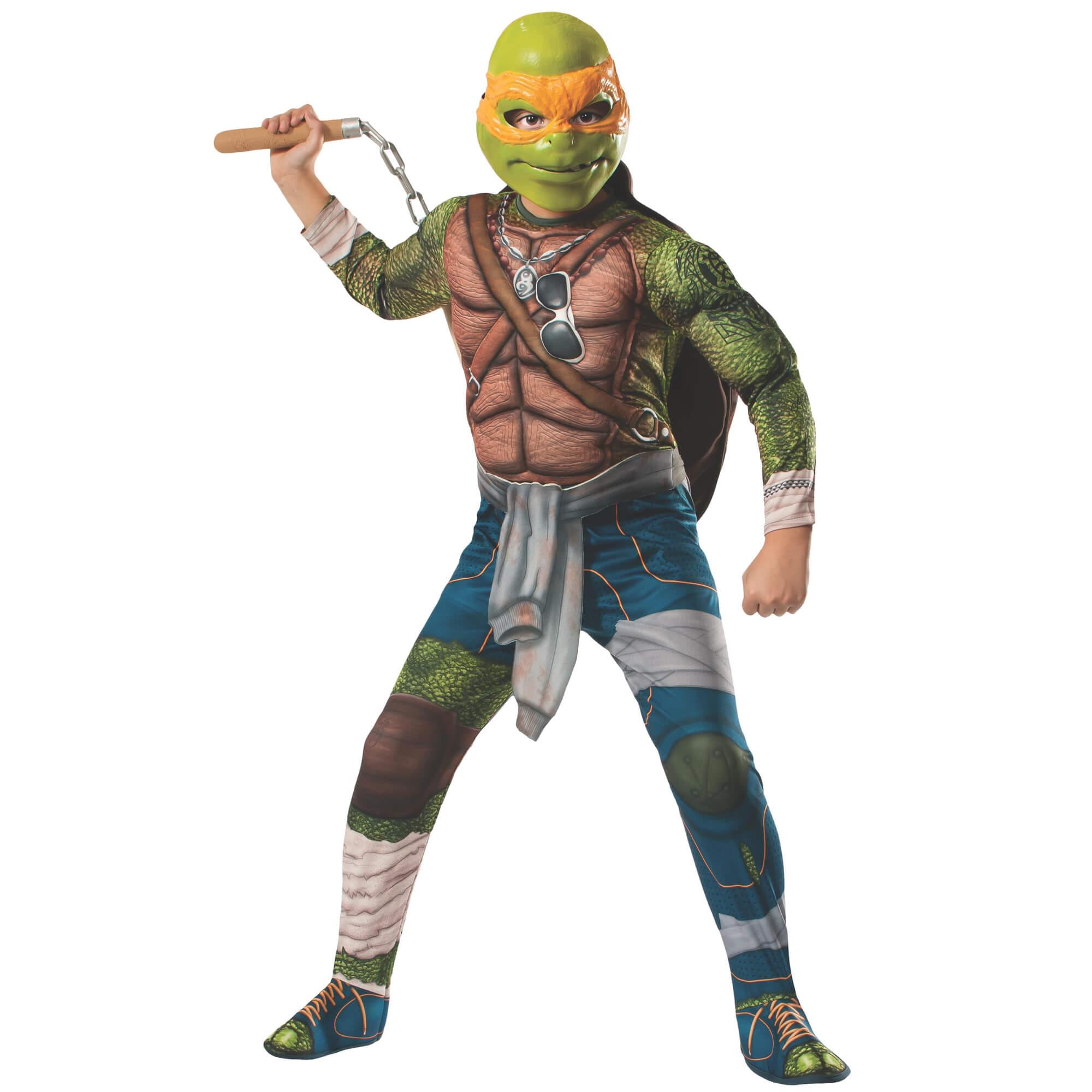 Child Deluxe Michaelangelo Ninja Turtle Costume Costumes & Apparel - Party Centre