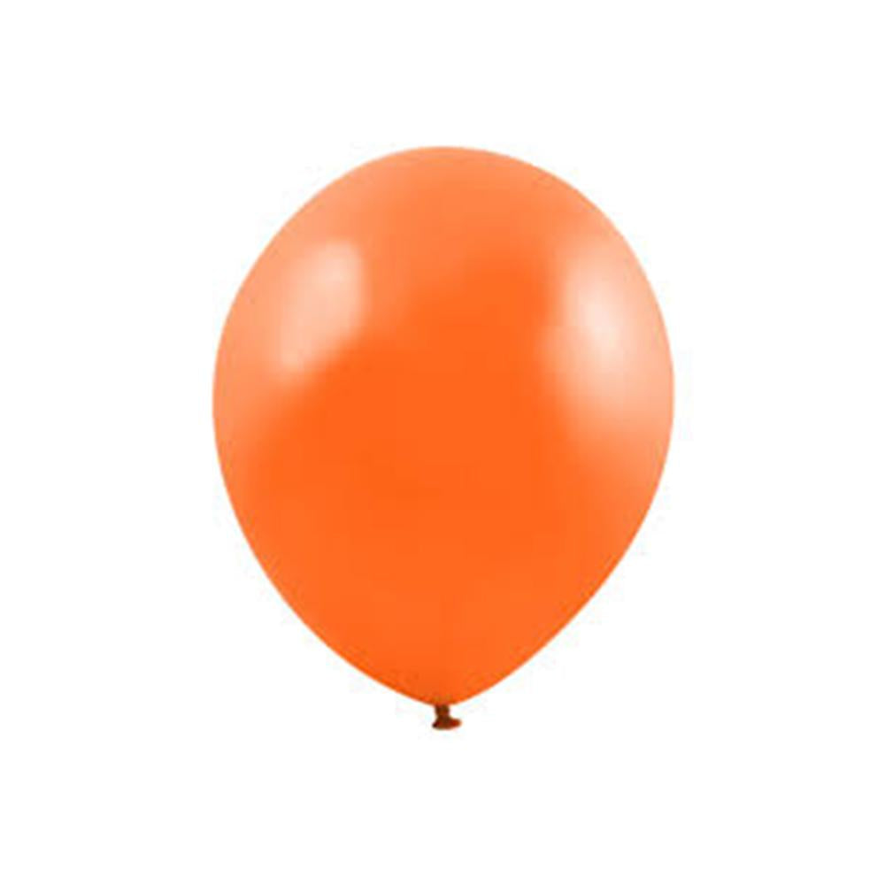 Standard Orange Balloons 12in, 100pcs Balloons & Streamers - Party Centre