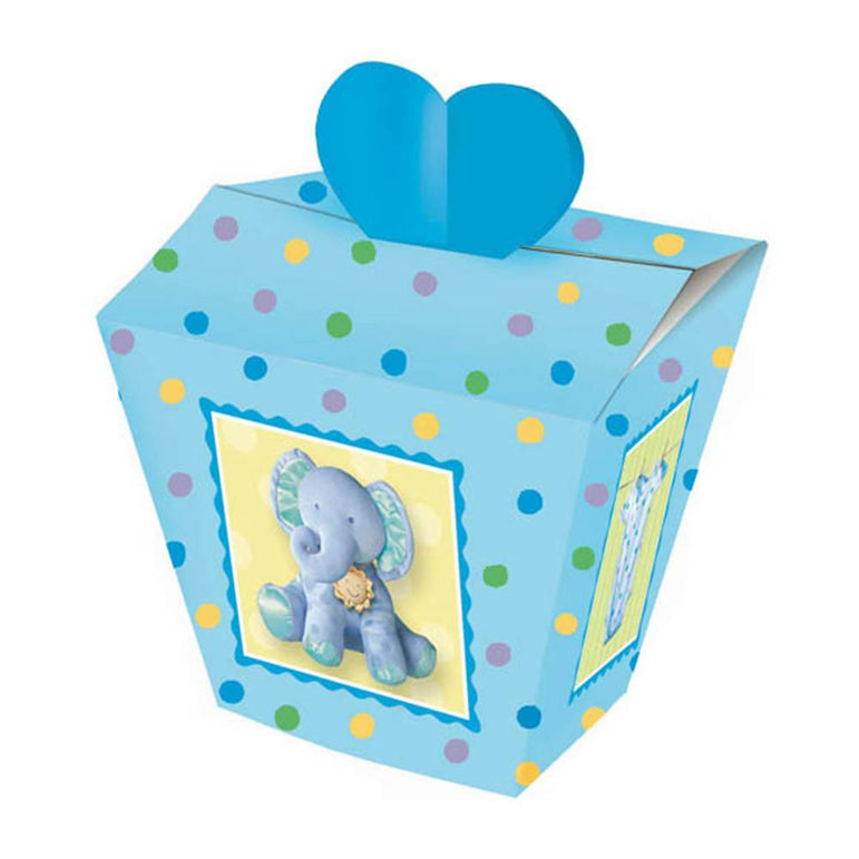 Teeny Tiny Boy Favor Boxes 24pcs Favours - Party Centre