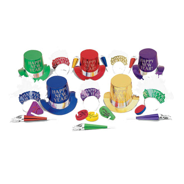 Evening Elegance Jewel Tone Party Kit For 10 People Costumes & Apparel - Party Centre