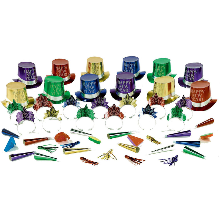 Get The Party Started Kit For 25 People, 50pcs Costumes & Apparel - Party Centre