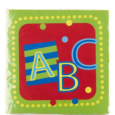 Schoolstart Lunch Tissues 20pcs Printed Tableware - Party Centre