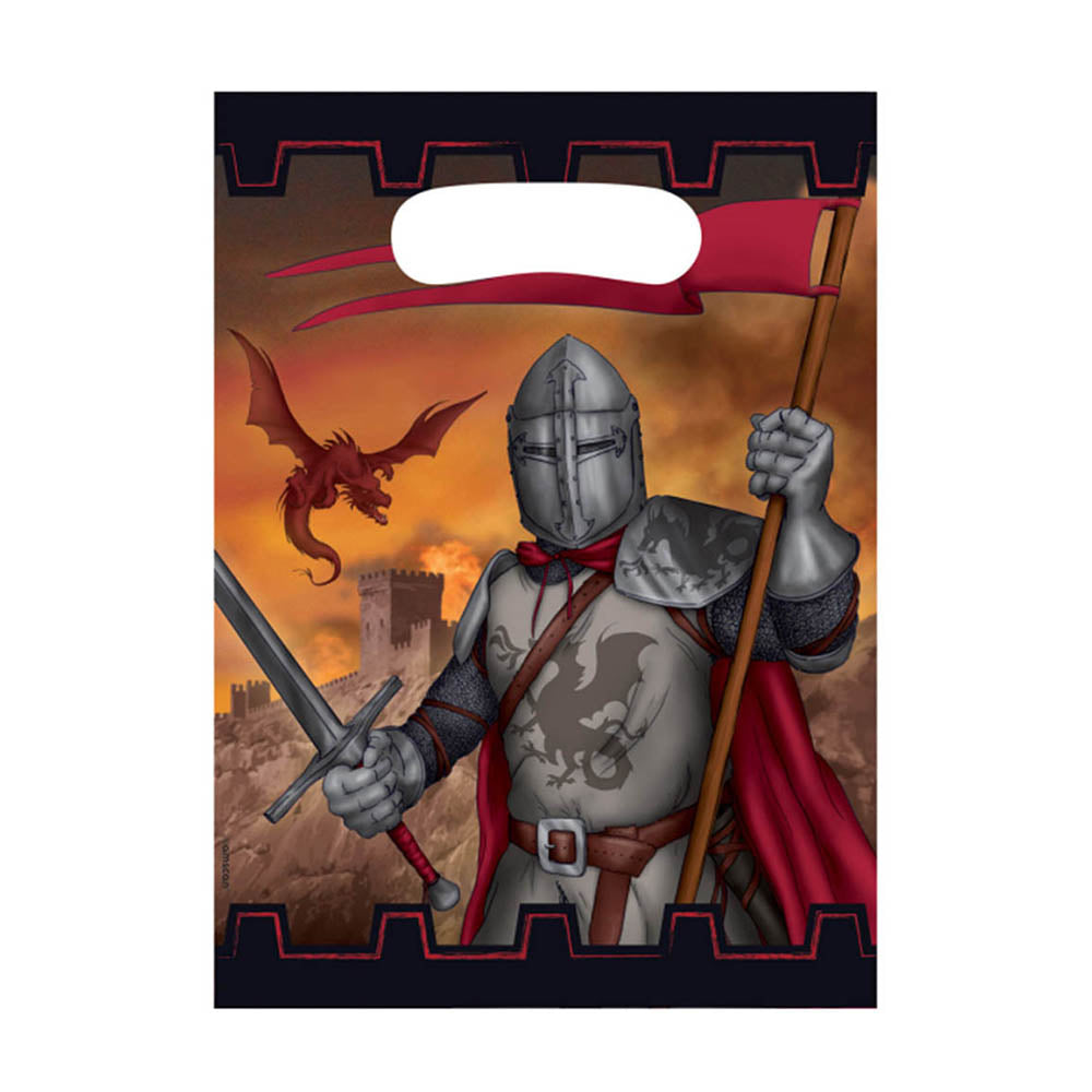 Knights Loot Bags 8pcs Favours - Party Centre