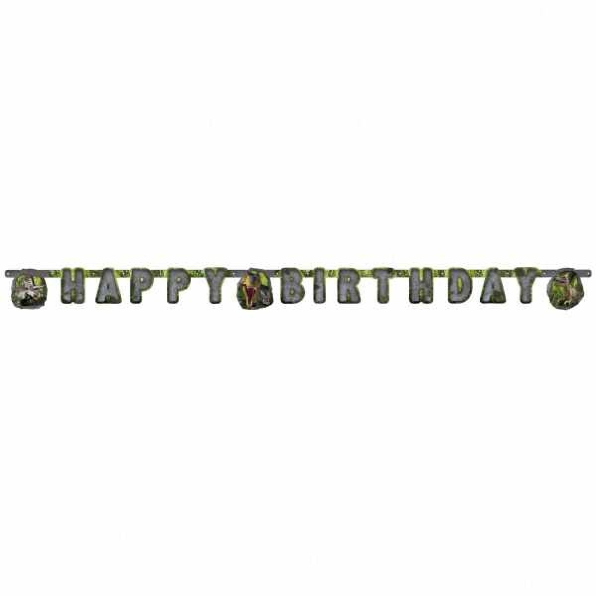 Dinosaur Attack Letter Banner Decorations - Party Centre