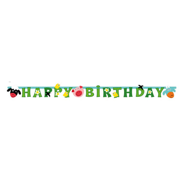 Farm Fun Letter Banner Decorations - Party Centre