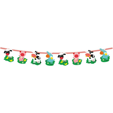 Farm Fun Pennant Banner Decorations - Party Centre