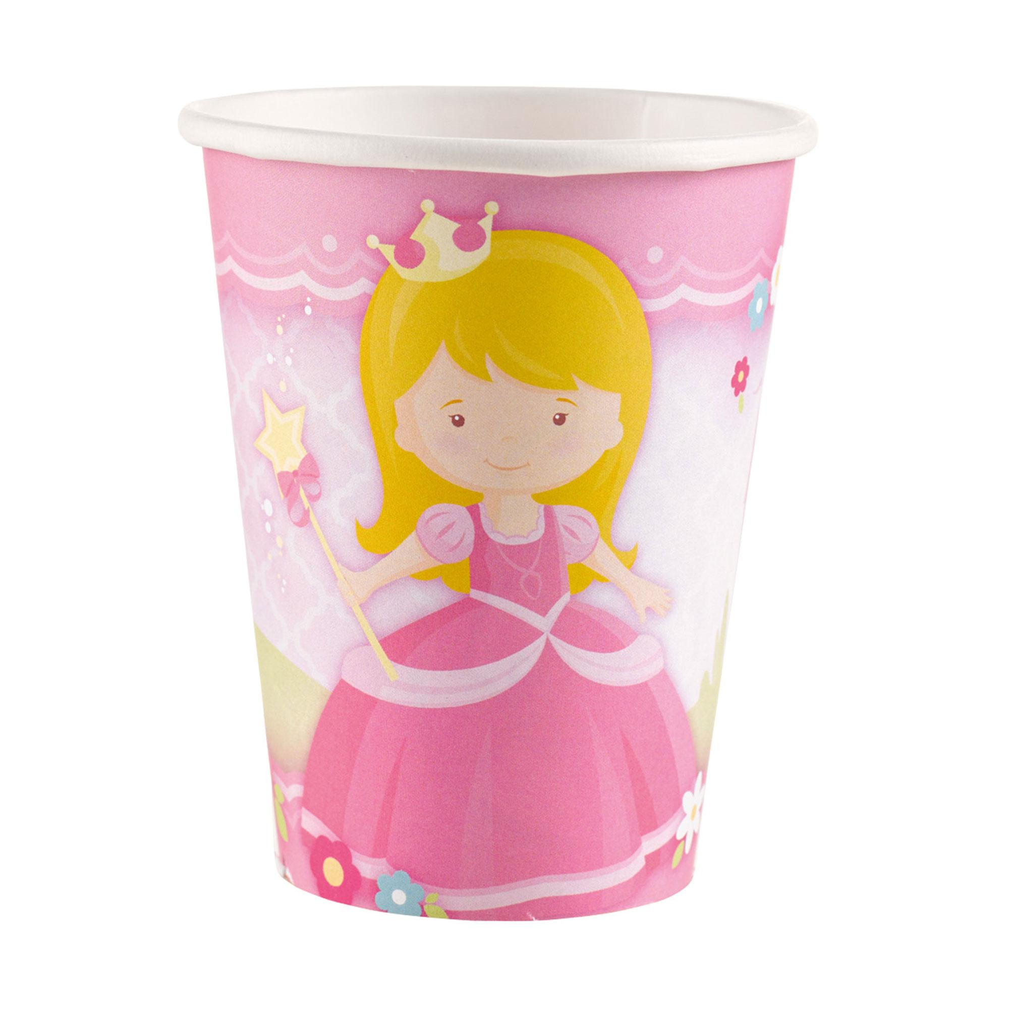 My Princess Cups 8pcs Printed Tableware - Party Centre