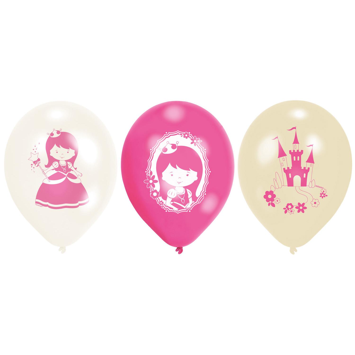 My Princess Latex Balloons 6pcs Balloons & Streamers - Party Centre