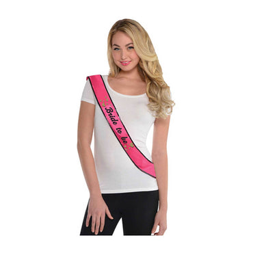 Bachelorette Bride To Be Sequin Sash Hen Night Costumes & Apparel - Party Centre