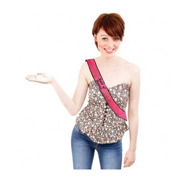 Bachelorette Maid of Honour Sequin Sash Hen Night Costumes & Apparel - Party Centre