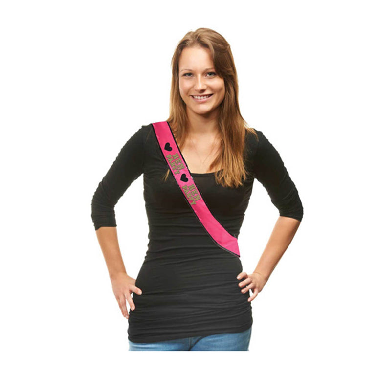 Bachelorette Hen Party Sequin Sash Hen Night Costumes & Apparel - Party Centre
