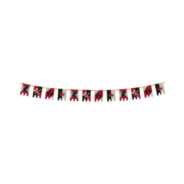 Knights Pennant Banner 400cm Decorations - Party Centre