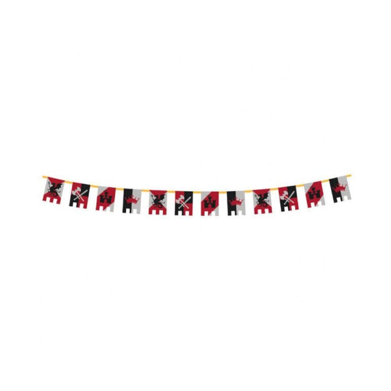 Knights Pennant Banner 400cm Decorations - Party Centre