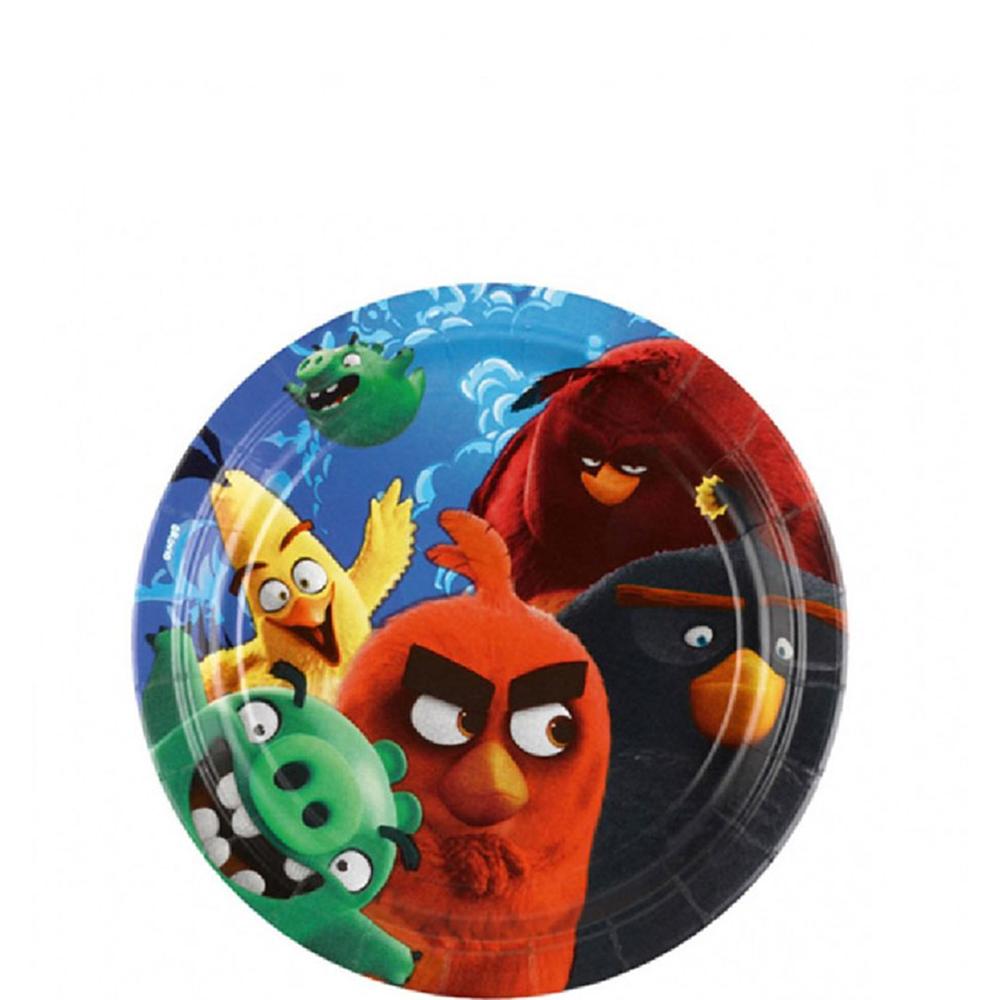 Angry Birds Movie Paper Plates 7in, 8pcs Printed Tableware - Party Centre