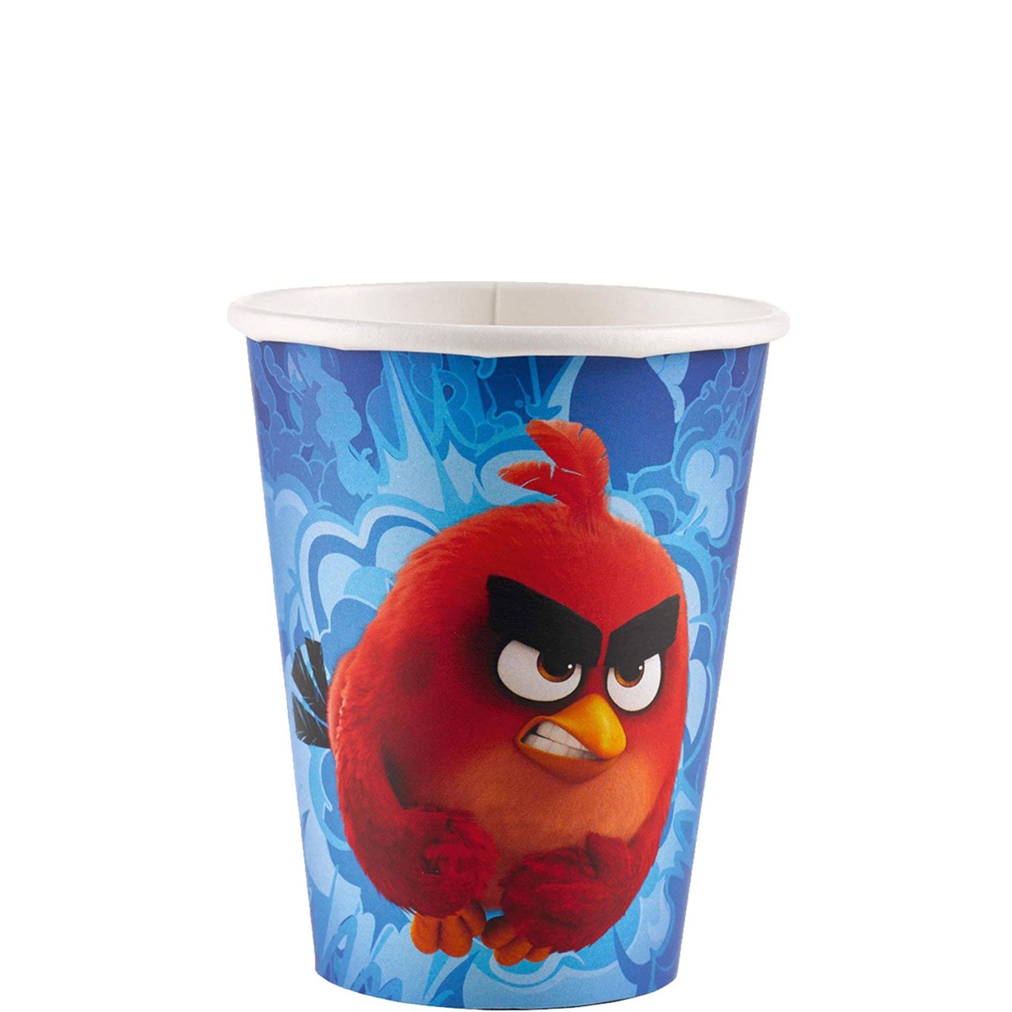 Angry Birds Movie Cups 8oz, 8pcs Printed Tableware - Party Centre