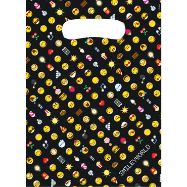 Smiley Emoticons Loot Bags 8pcs Favours - Party Centre