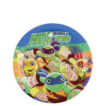 Half Shell Heroes Paper Plates 7in, 8pcs Printed Tableware - Party Centre