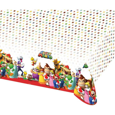 Super Mario Tablecover 47in x 70in Printed Tableware - Party Centre