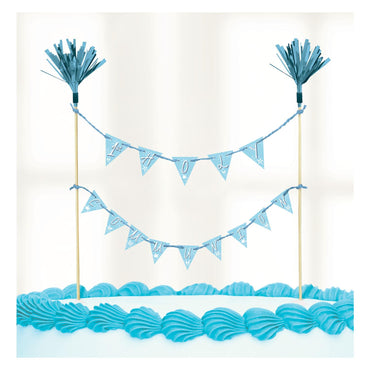 First Holy Communion Church Blue Cake Topper Picks Party Accessories - Party Centre