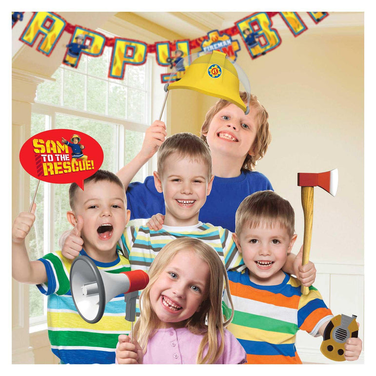 Fireman Sam Photo Props Party Accessories - Party Centre