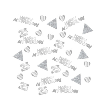 Silver Anniversaries Confetti 14g