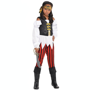 Child Pretty Scoundrel Pirate Costume Costumes & Apparel - Party Centre