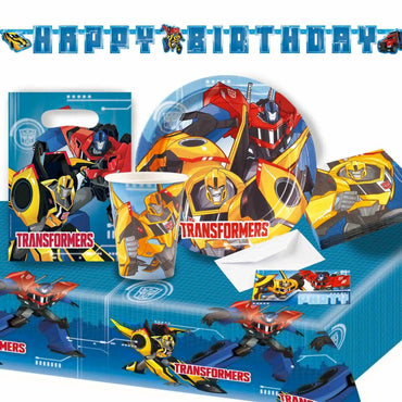 Transformers Party Set 54pcs Kits - Party Centre