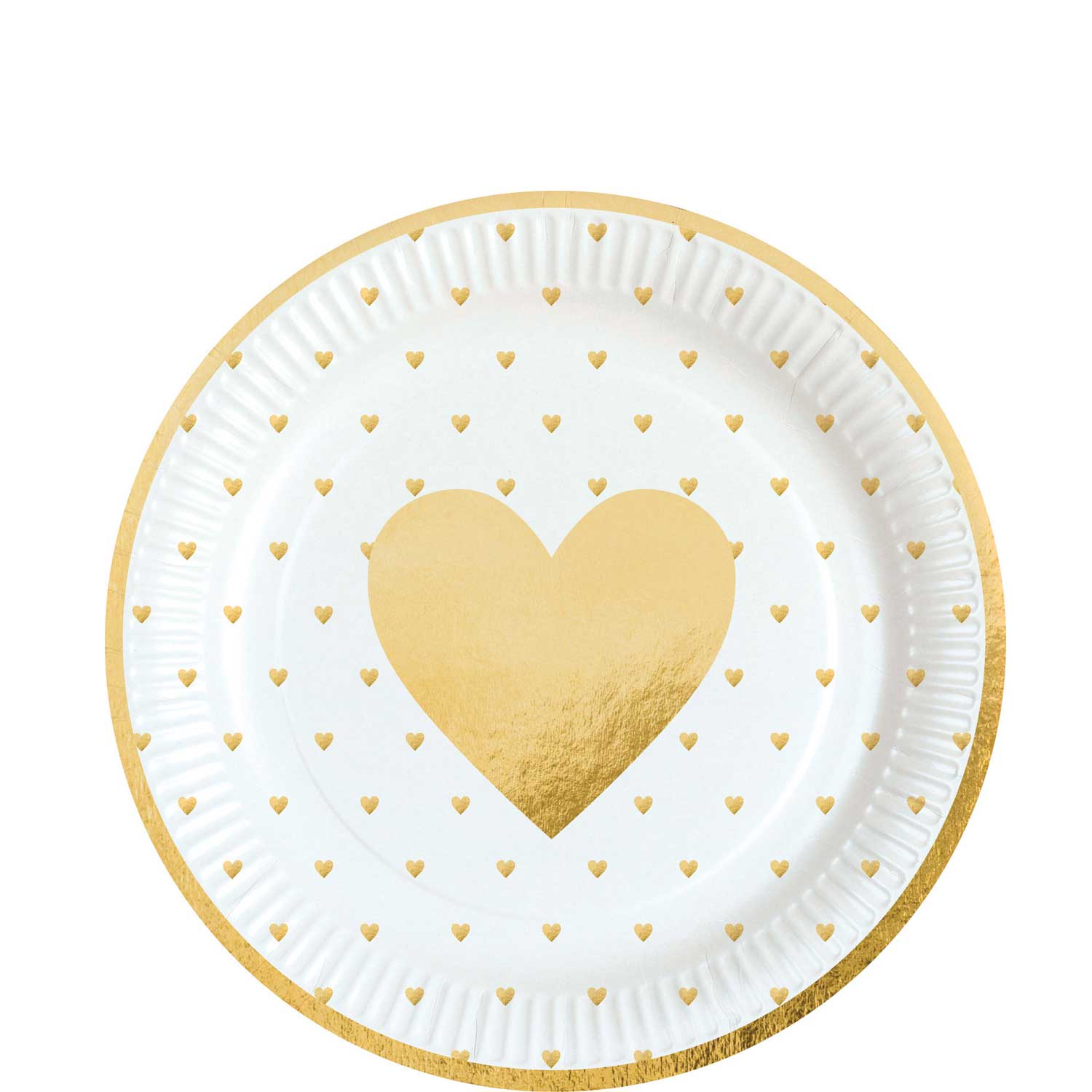 Everyday Love Paper Plates 9in, 8pcs Printed Tableware - Party Centre