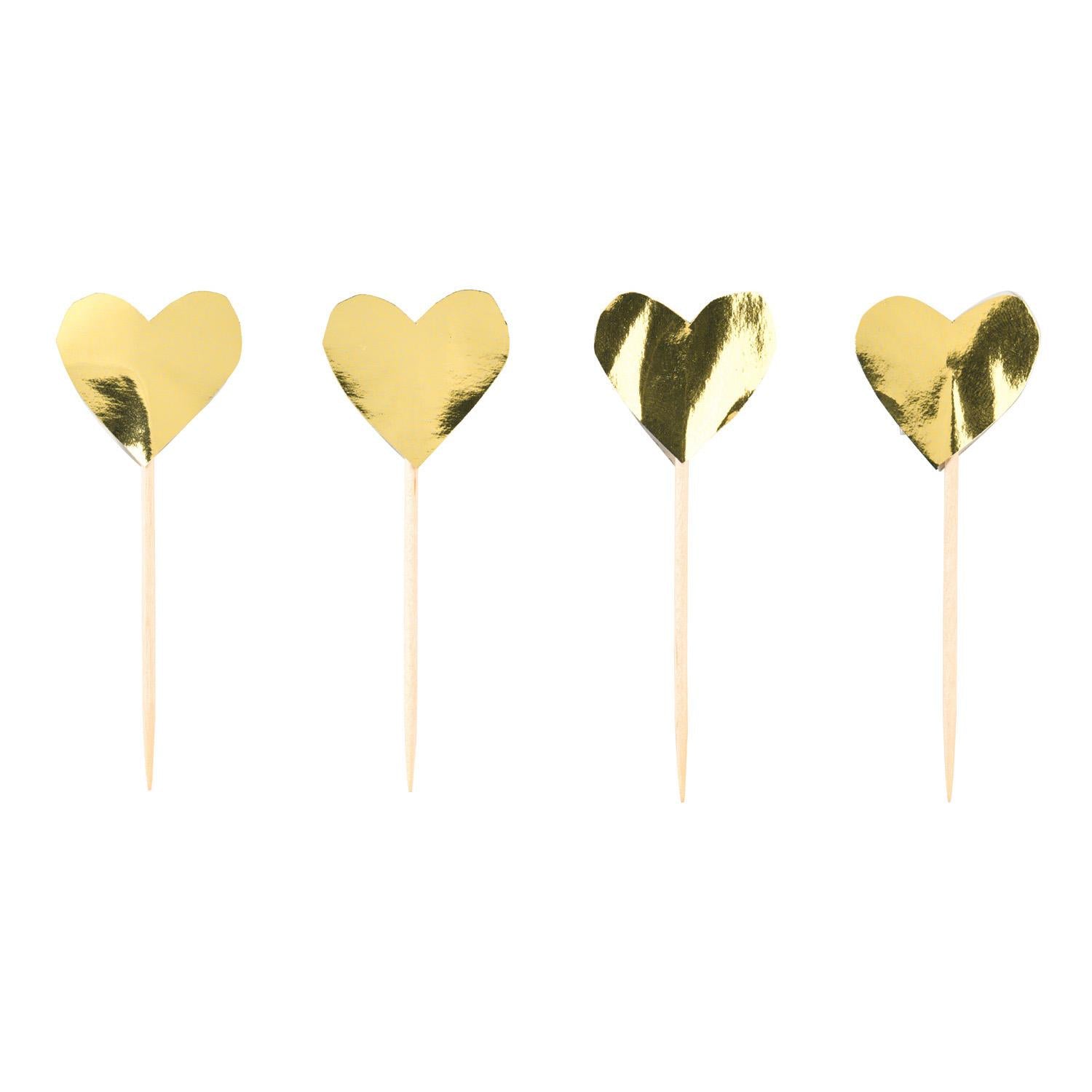 Everyday Love Heart Picks 24pcs Party Accessories - Party Centre