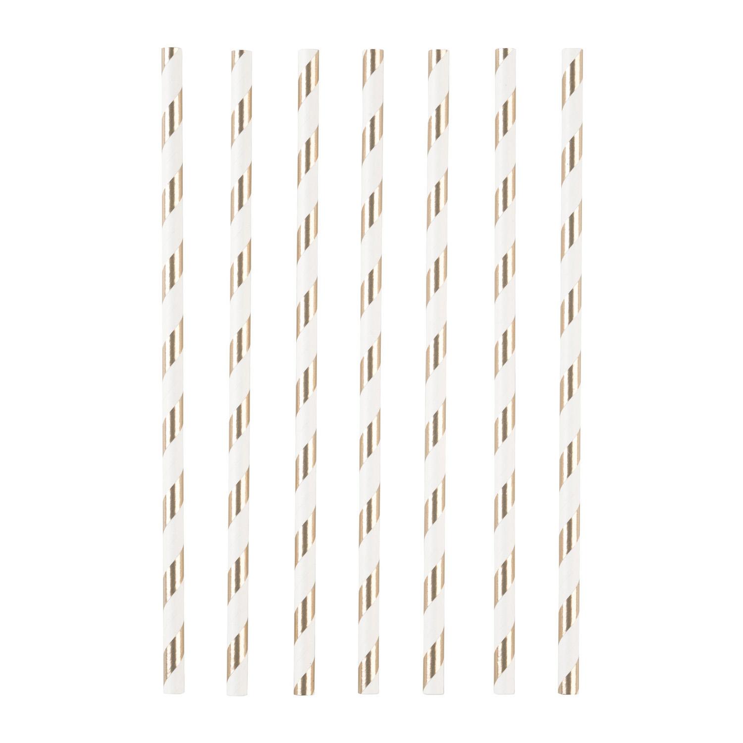 Everyday Love Paper Drinking Straws 12pcs Candy Buffet - Party Centre