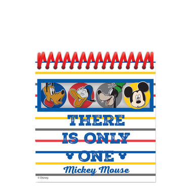 Mickey Mouse Spiral Notepads 4pcs Party Favors - Party Centre