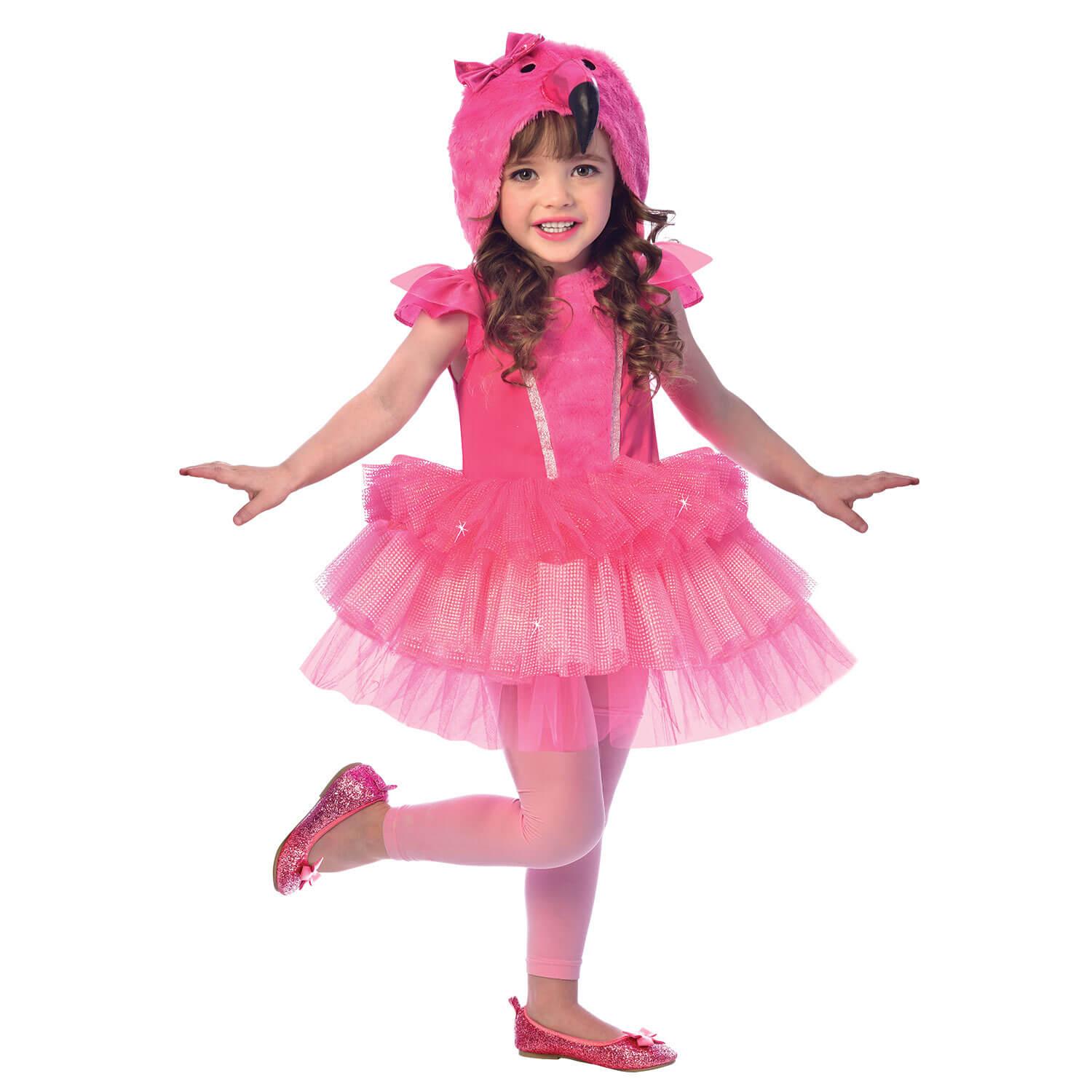 Child Flamingo Costume Costumes & Apparel - Party Centre