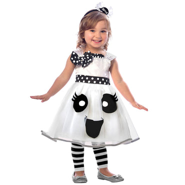 Child Cute Ghost Costume Costumes & Apparel - Party Centre