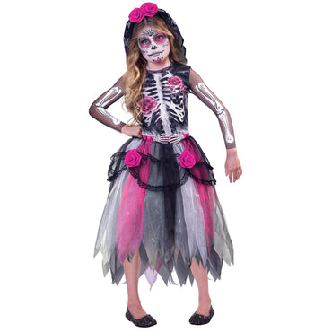 Child Day of the Dead Spirit Costume Costumes & Apparel - Party Centre