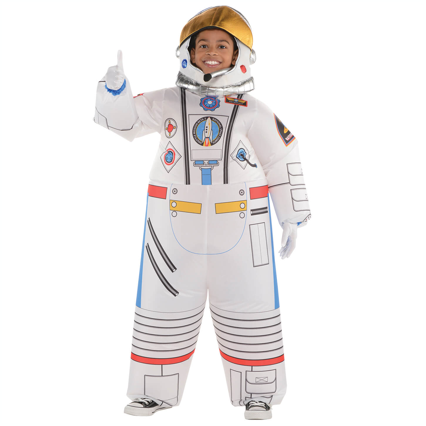 Child Inflatable Astronaut Costume Costumes & Apparel - Party Centre
