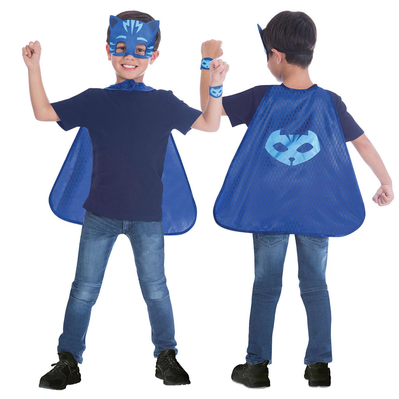 Child PJ Mask Catboy Cape Set Costume 4-8 Years Costumes & Apparel - Party Centre