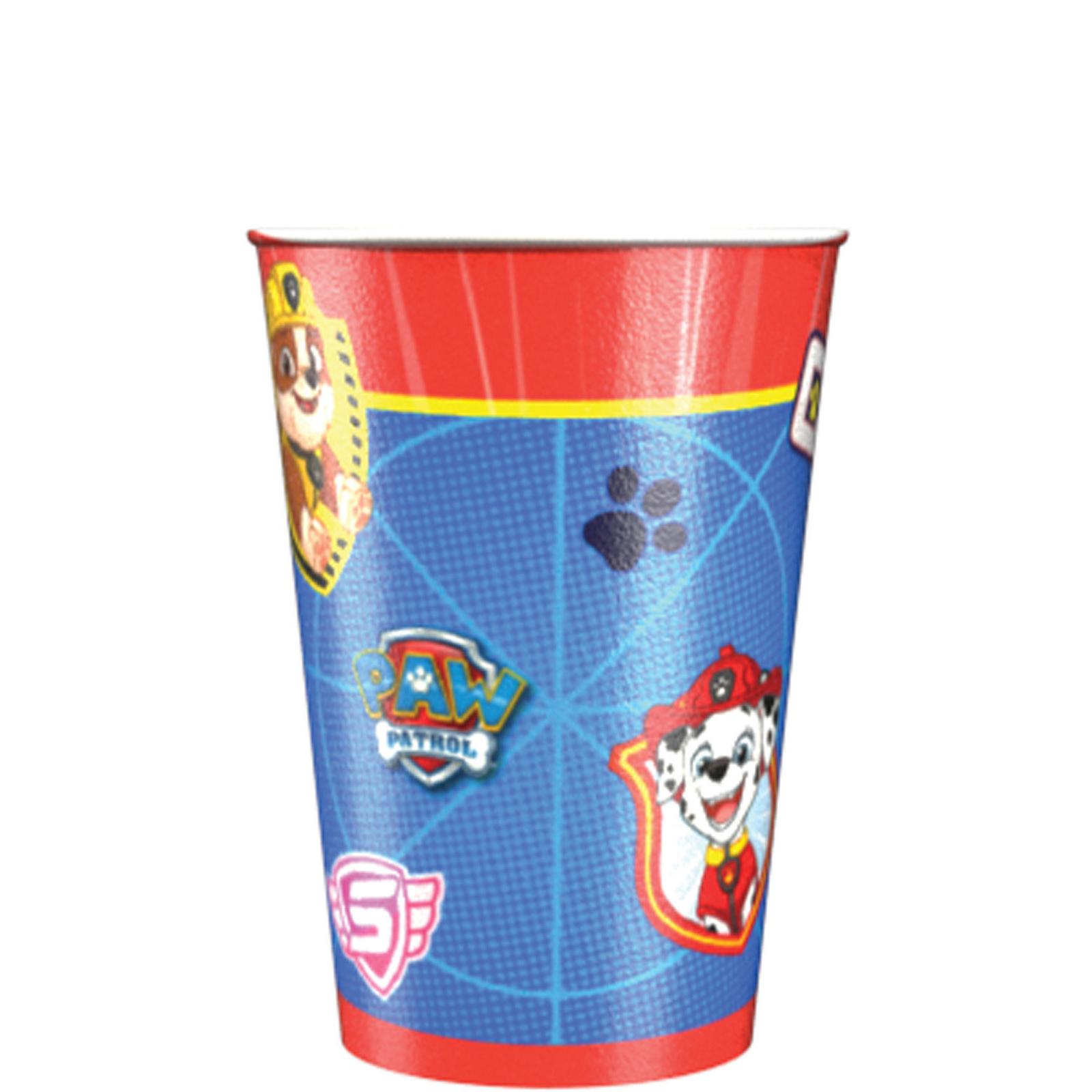 Paw Patrol Paper Cups 9oz, 8pcs Printed Tableware - Party Centre