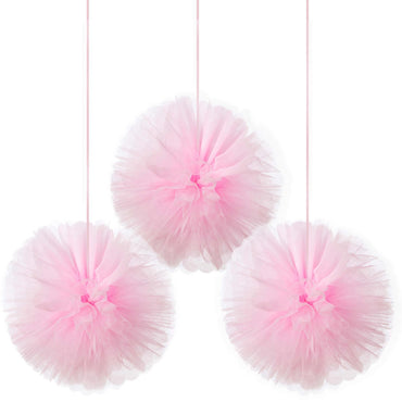 Little Dancer Tulle Fluffy Decoration 3pcs Decorations - Party Centre