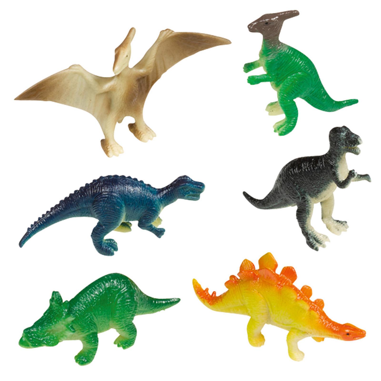 Happy Dinosaur Mini Figures 8pcs Party Favors - Party Centre