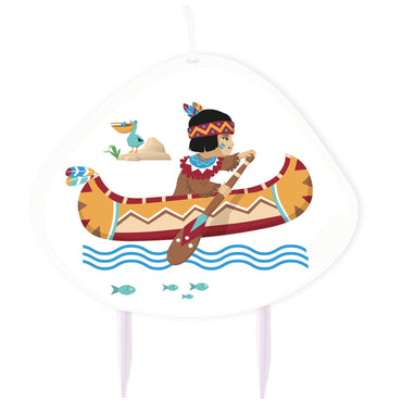 Tepee & Tomahawk Birthday Candle Party Accessories - Party Centre