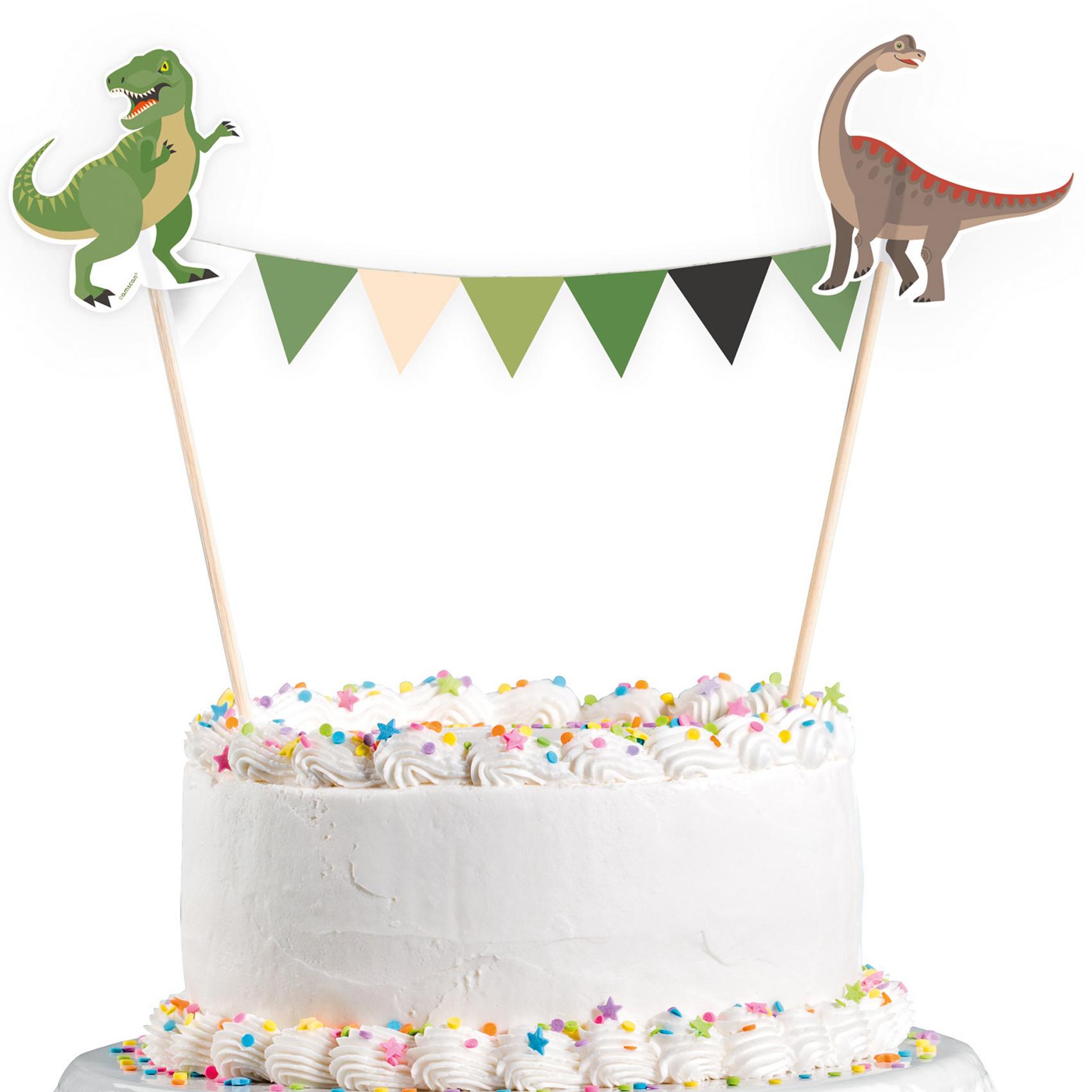 Happy Dinosaur Cake Bunting Party Accessories - Party Centre