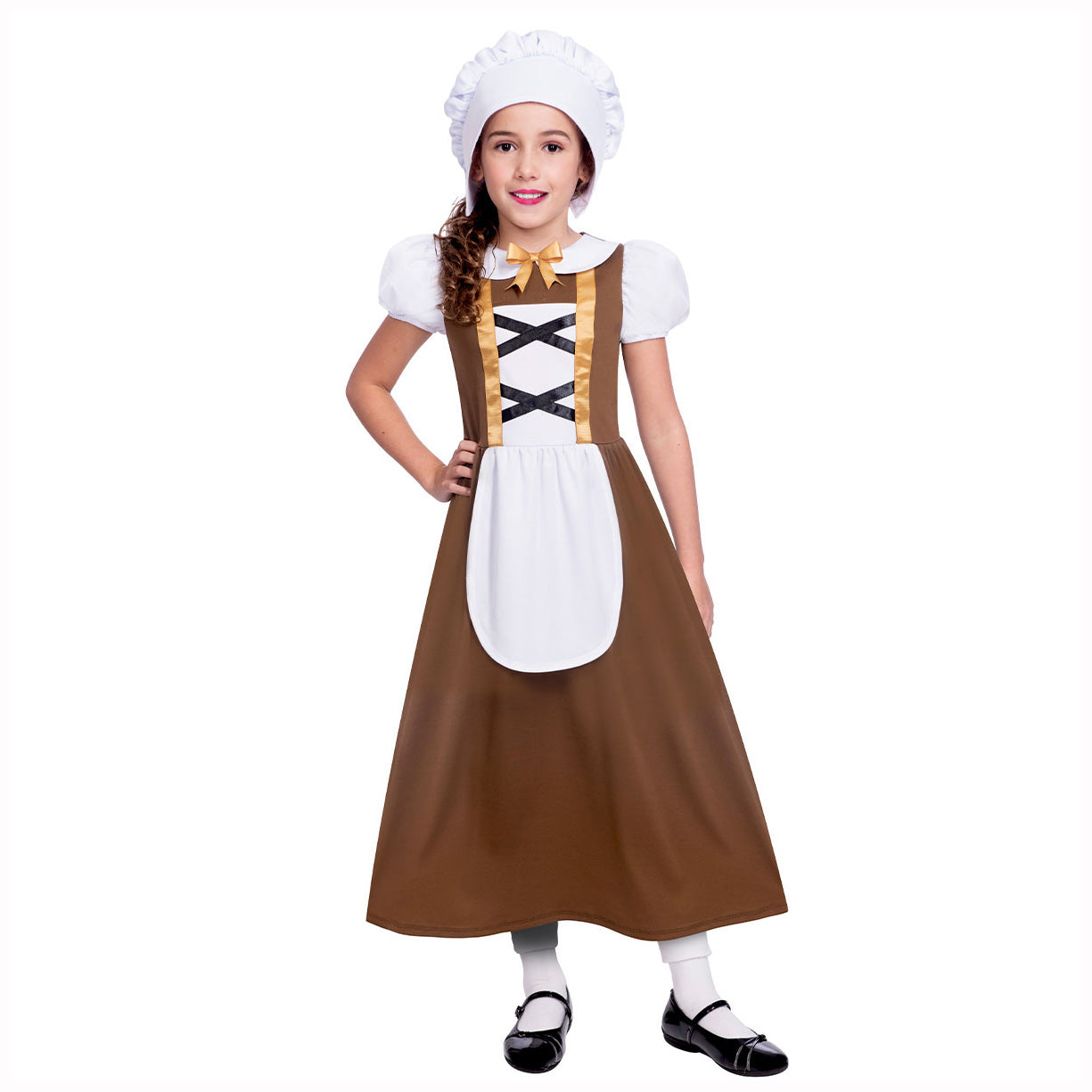 Child Tudor Girl Brown Costume