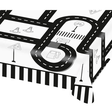 On The Road Paper Tablecover Printed Tableware - Party Centre
