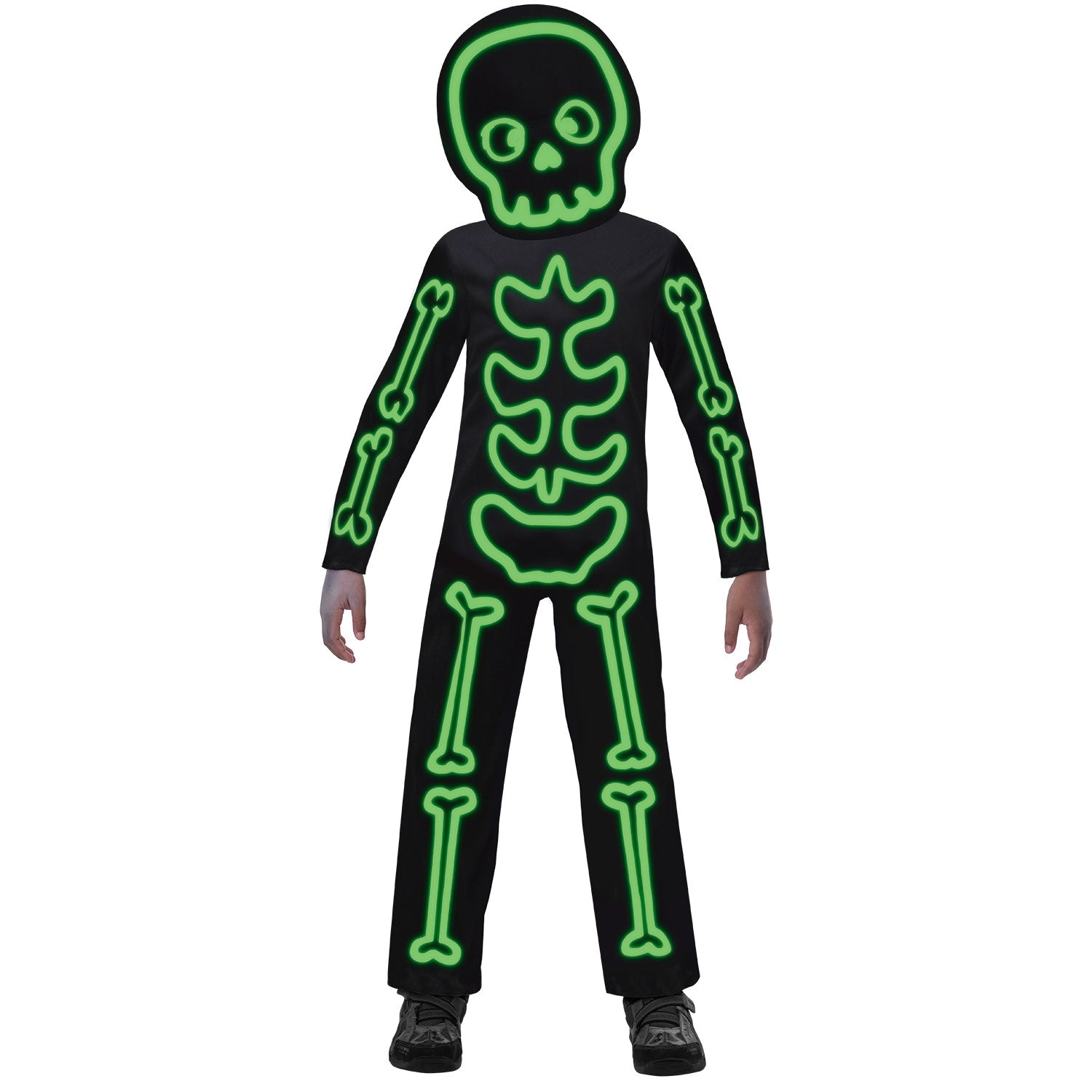 Child Glow in the Dark Skeleton Stick Costume