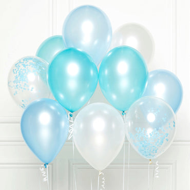 Blue DIY Latex Balloon Kits 10pcs