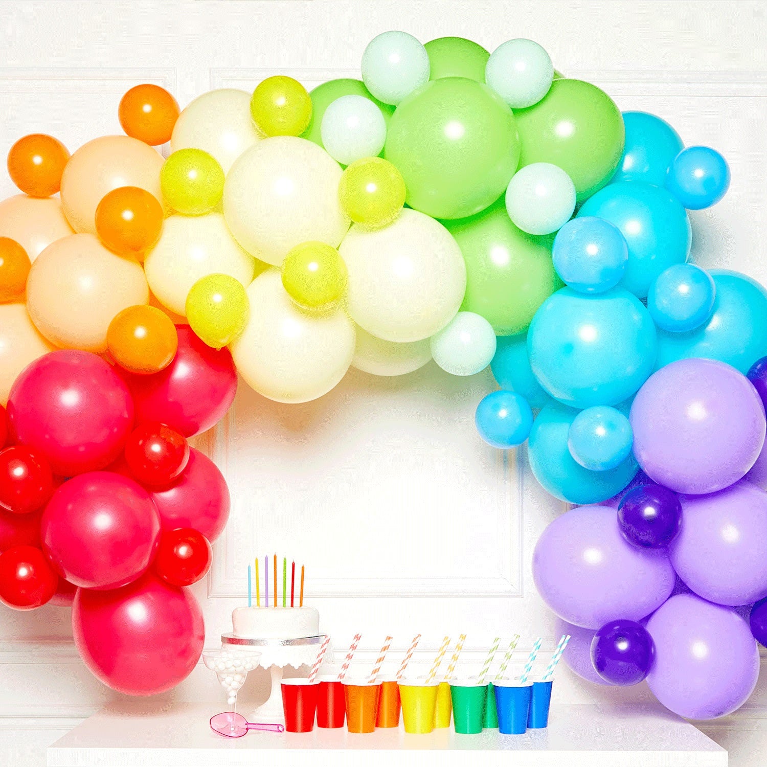 Multicolor DIY Garland Balloon Kits 78pcs