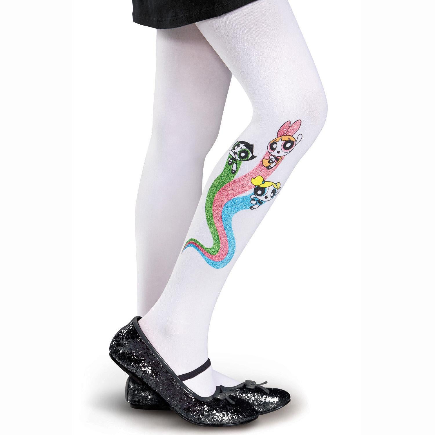 Child Powerpuff Tights One Size Costumes & Apparel - Party Centre