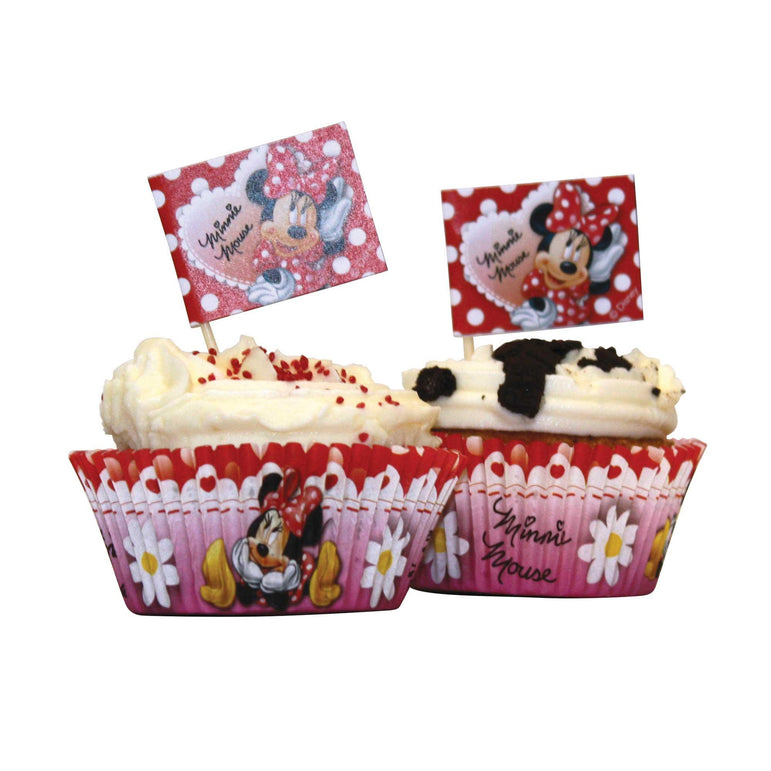 Disney Red Minnie Cupcake Kit 48pcs Party Accessories - Party Centre