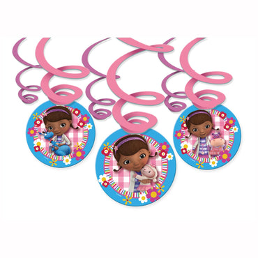 Doc Mcstuffins Swirl Decoration Decorations - Party Centre